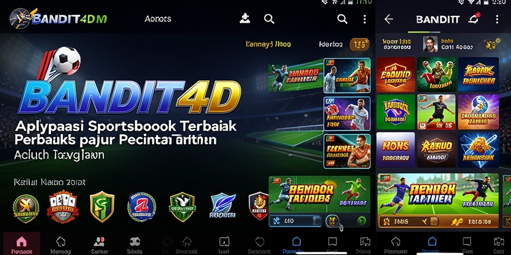 Tampilan menarik dari gameplay Sportsbook BANDIT4D saat taruhan berlangsung.