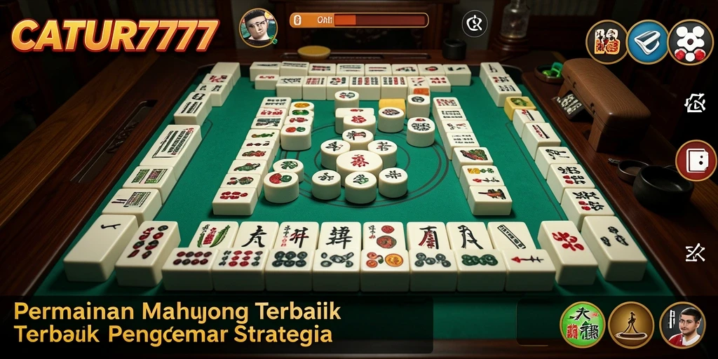 Tampilan gameplay CATUR777 yang mendebarkan saat bermain Mahjong.