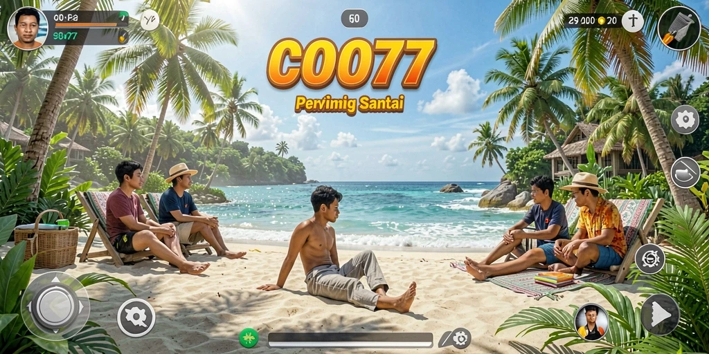Screenshot gameplay COO77 menunjukkan keseruan bermain santai.