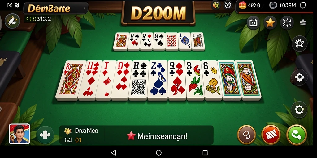 Tampilan menarik gameplay D200M dengan pemain yang bersaing.