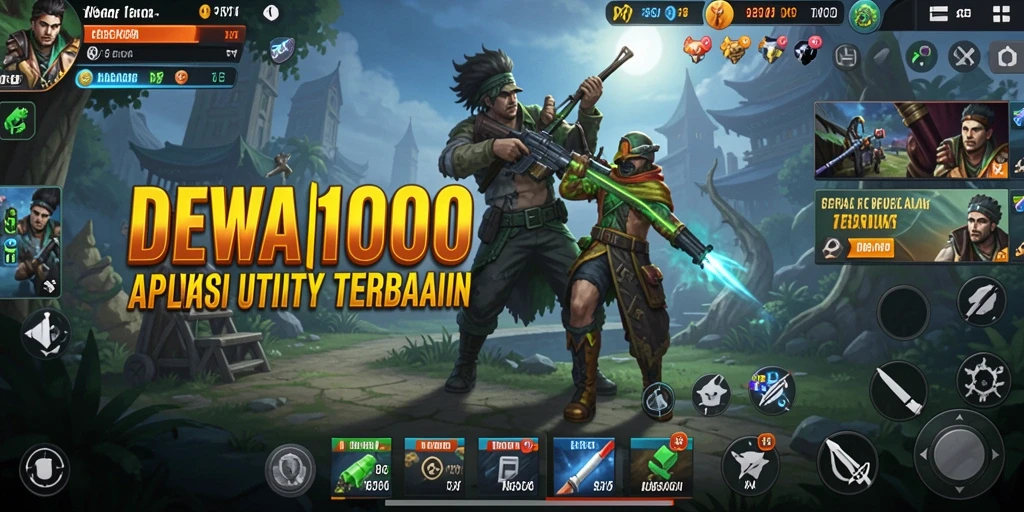 Screenshot DEWA1000 menampilkan antarmuka rapi dan mudah digunakan.