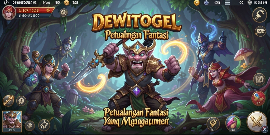 Screenshot DEWITOGEL menunjukkan aksi bertempur yang mendebarkan dalam dunia fantasi.