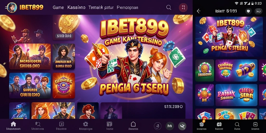 Tampilan menarik dari gameplay Kasino dalam IBET899.