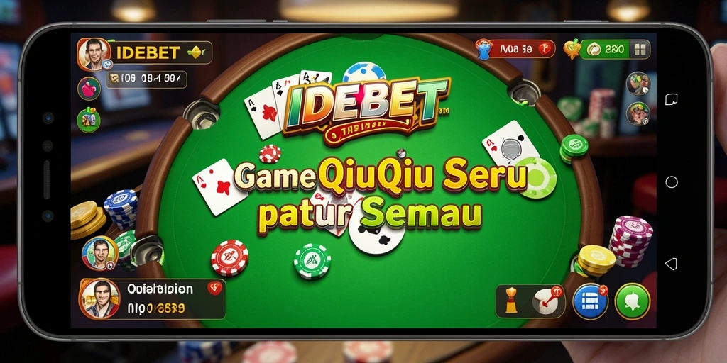 Gameplay seru QiuQiu di IDEBET dengan teman-teman.