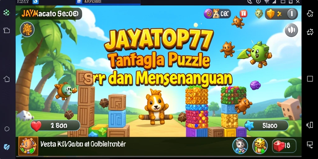 Tampilan gameplay puzzle yang menarik di JAYATOP77.
