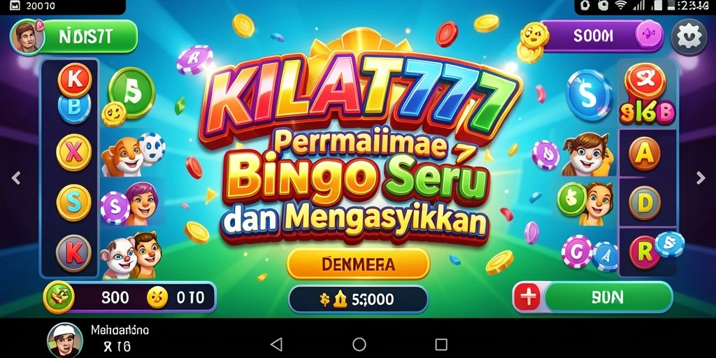 Gameplay KILAT777 yang seru dan menyenangkan dalam permainan Bingo.
