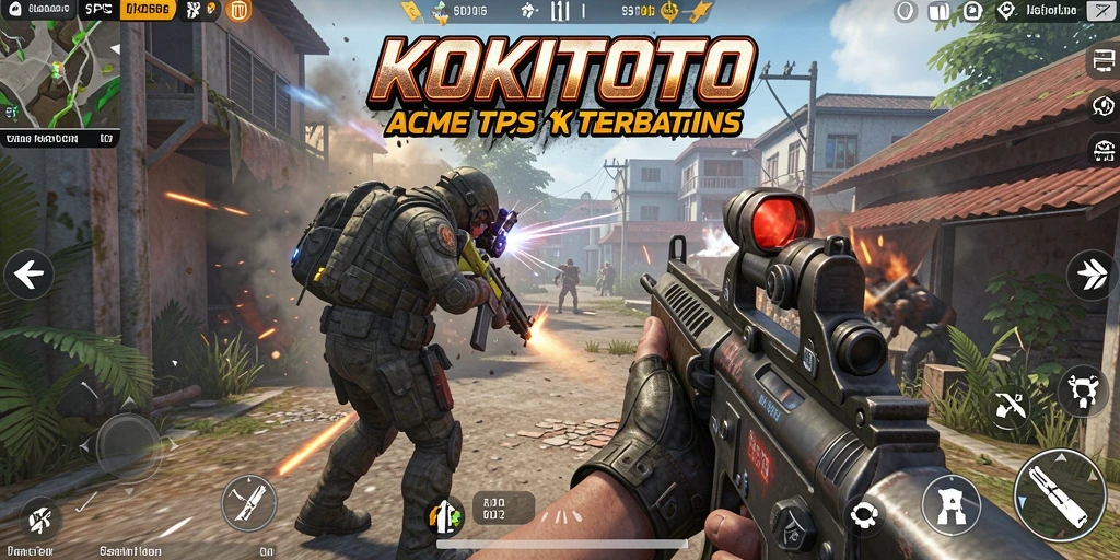 Screenshot menampilkan aksi seru gameplay KOKITOTO.