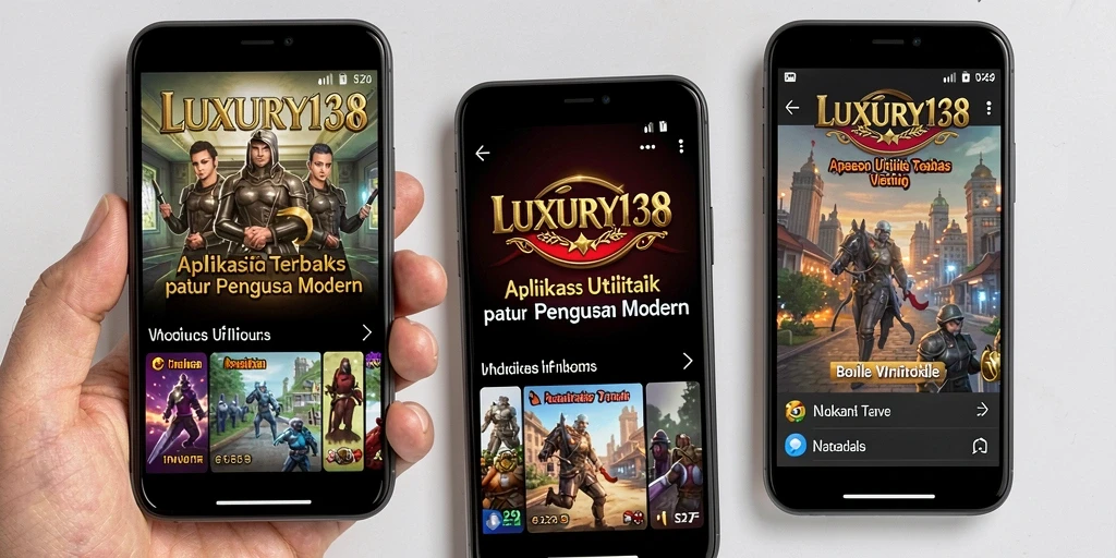 Tangkapan layar utama LUXURY138 menampilkan antarmuka yang ramah pengguna dan fitur-fitur utama.