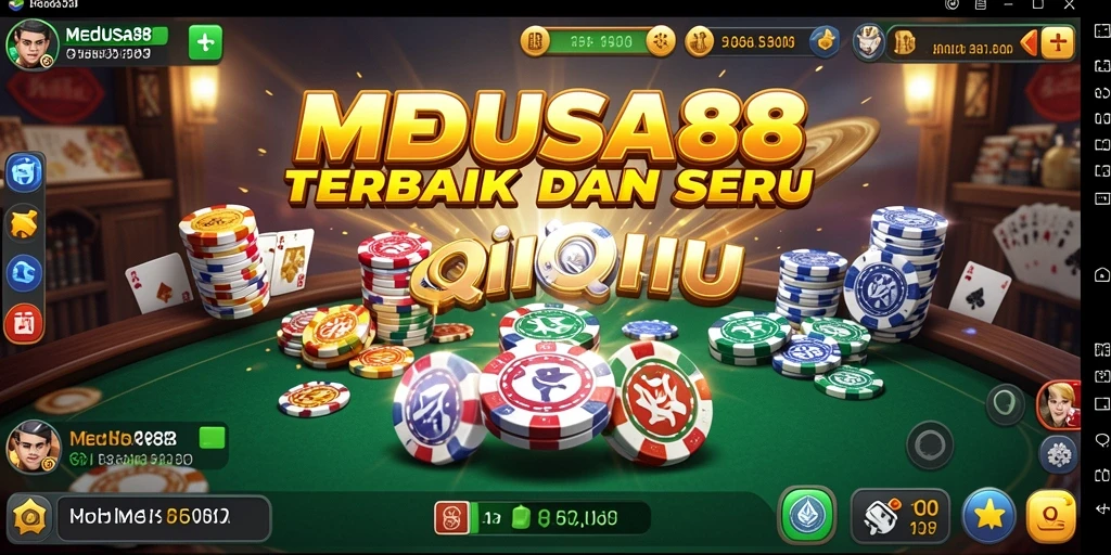 Screenshot permainan QiuQiu yang menampilkan aksi seru dalam MEDUSA88.