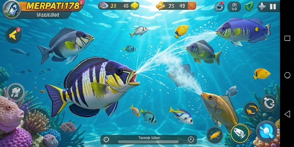 Gameplay seru Tembak Ikan di MERPATI178 yang memikat.