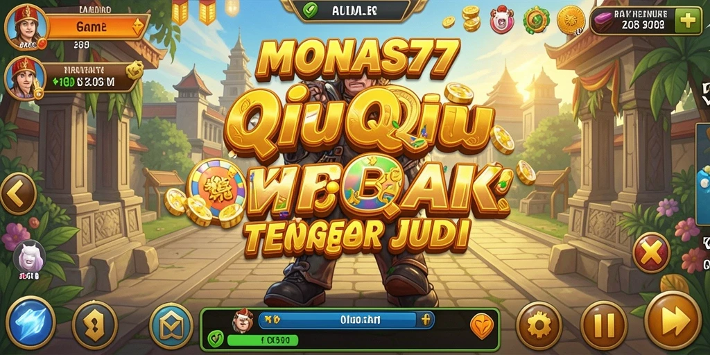 Tampilan gameplay QiuQiu yang seru dan menghibur di MONAS77.