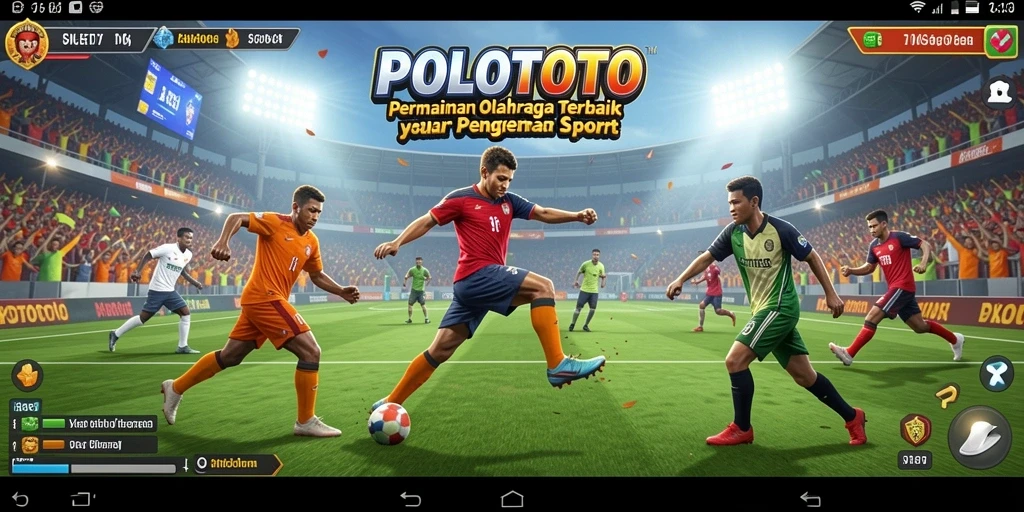 Gameplay seru dari POLOTOTO dengan aksi olahraga yang mendebarkan.