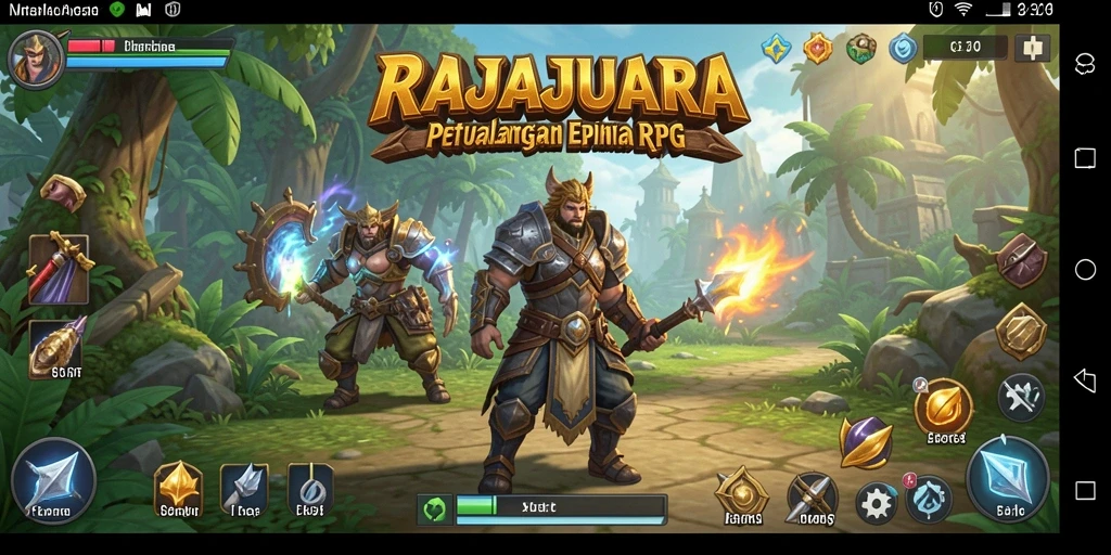 Tampilan menarik dari gameplay seru RAJAJUARA yang penuh aksi.