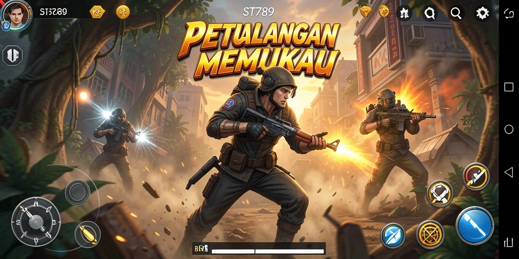 Tampilan gameplay ST789 yang penuh aksi dan menegangkan.